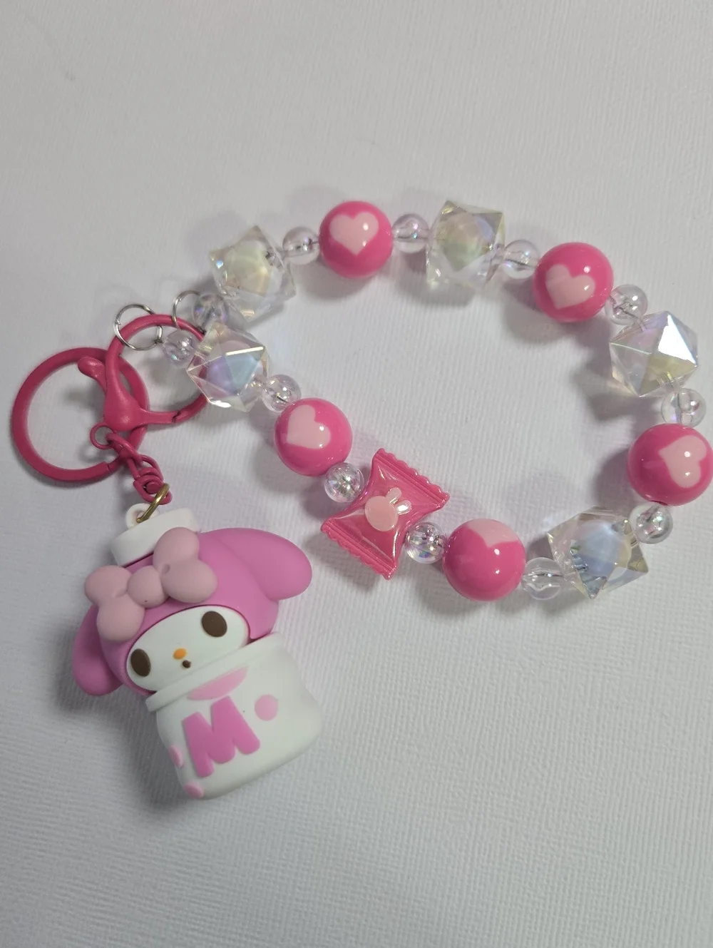 My Melody Pink Bundle, Bag Charms, Pens, Lip Balm 11 Piece Set NWT